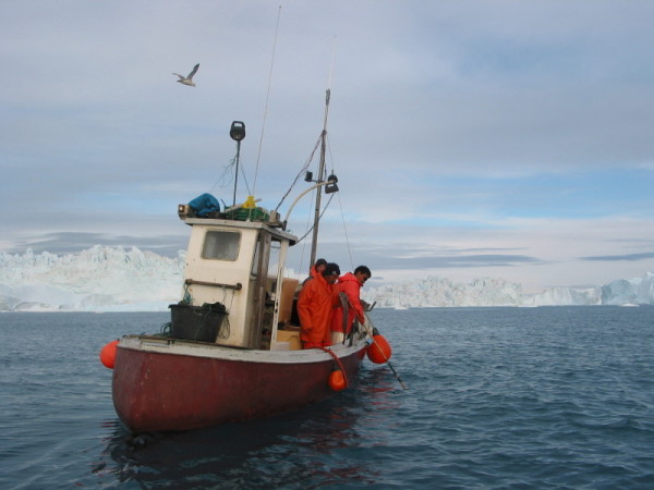Fishermen, Disko Bay, Greenland