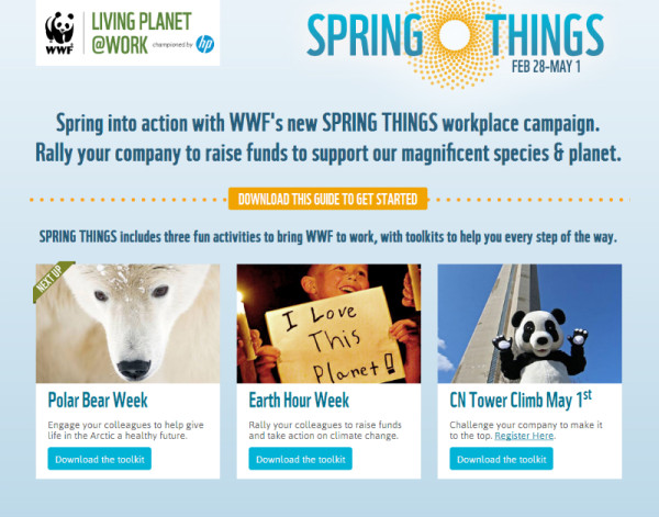 Take a peek at the new online hub that features all Spring Things! ©WWF-Canada