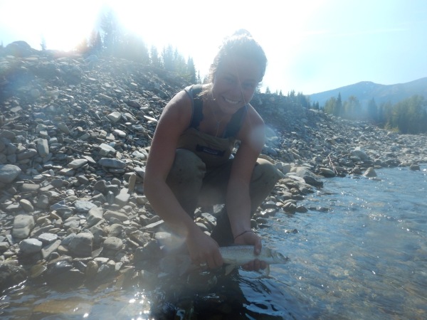 © Living Lakes Canada – Monitoring of the fish species living in the Flathead River helps to assess the impact of potential threats on fisheries. 