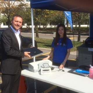 zabela hosts BMO’s first e-waste collection event in the GTA. ©BMO 
