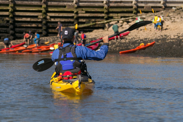 Kayaker on the St. John River