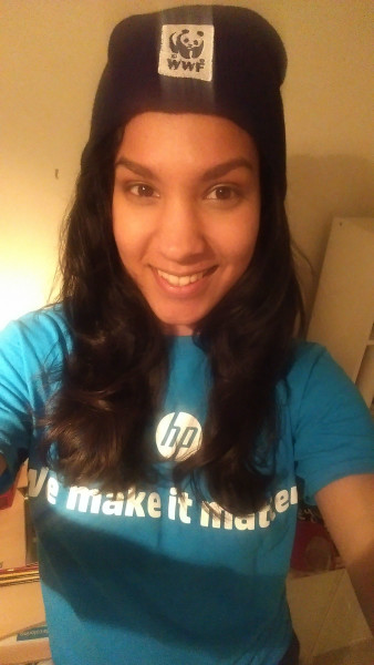 Gabrielle Olliverre, intern at HP Inc.