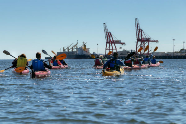 Paddlers enjoy a day on the St. John River, New Brunswick. © Terry Kelly
