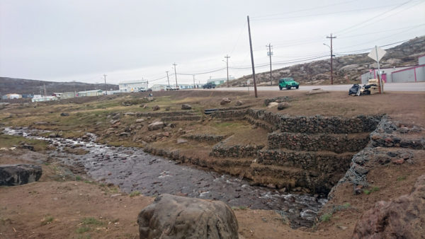 The creek by WWF’s Iqaluit office after the cleanup. © Aviaq Johnston