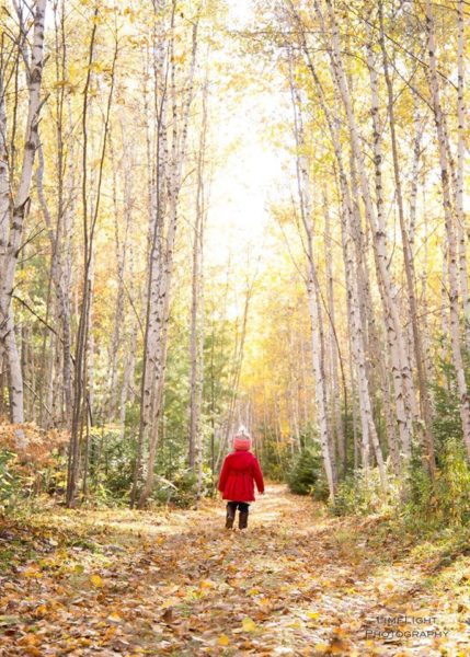 "This is my niece walking in the woods near our home in Fredericton, NB" © Ashley Belding