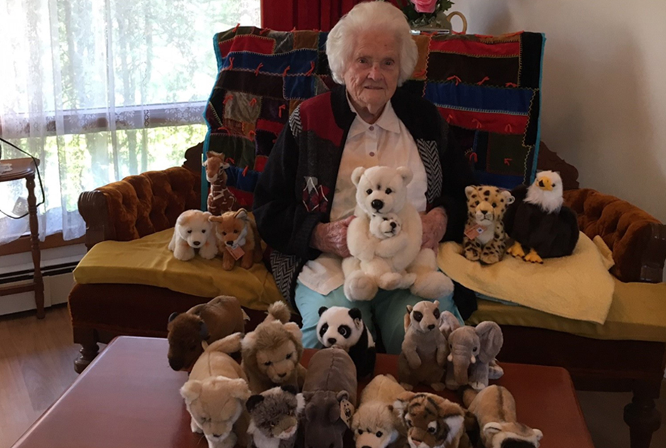 105 year old Beatrice gives to keep birds singing WWF.CA