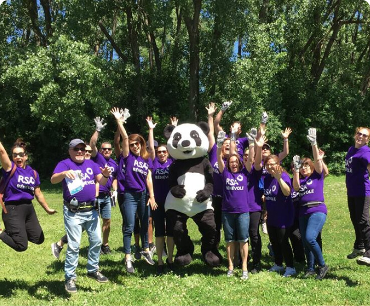 employees with panda