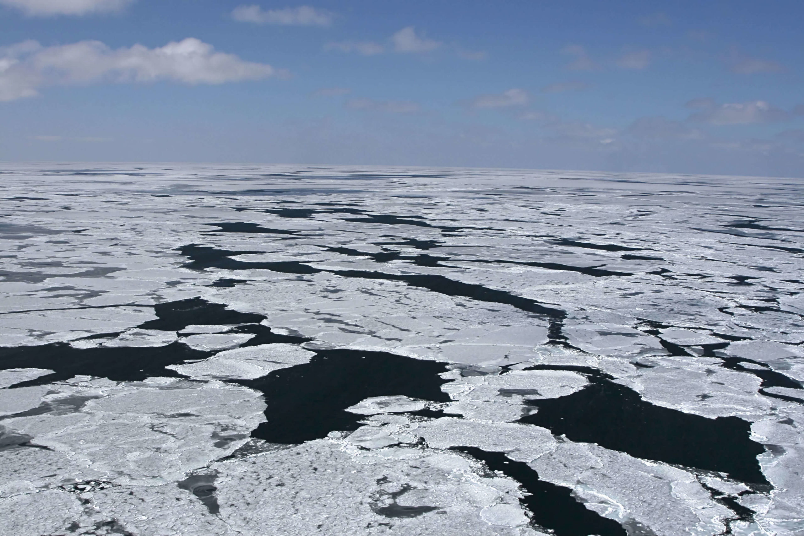 Arctic ice flows