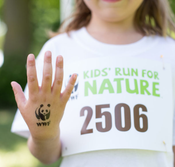 Kids' Run for Nature participant