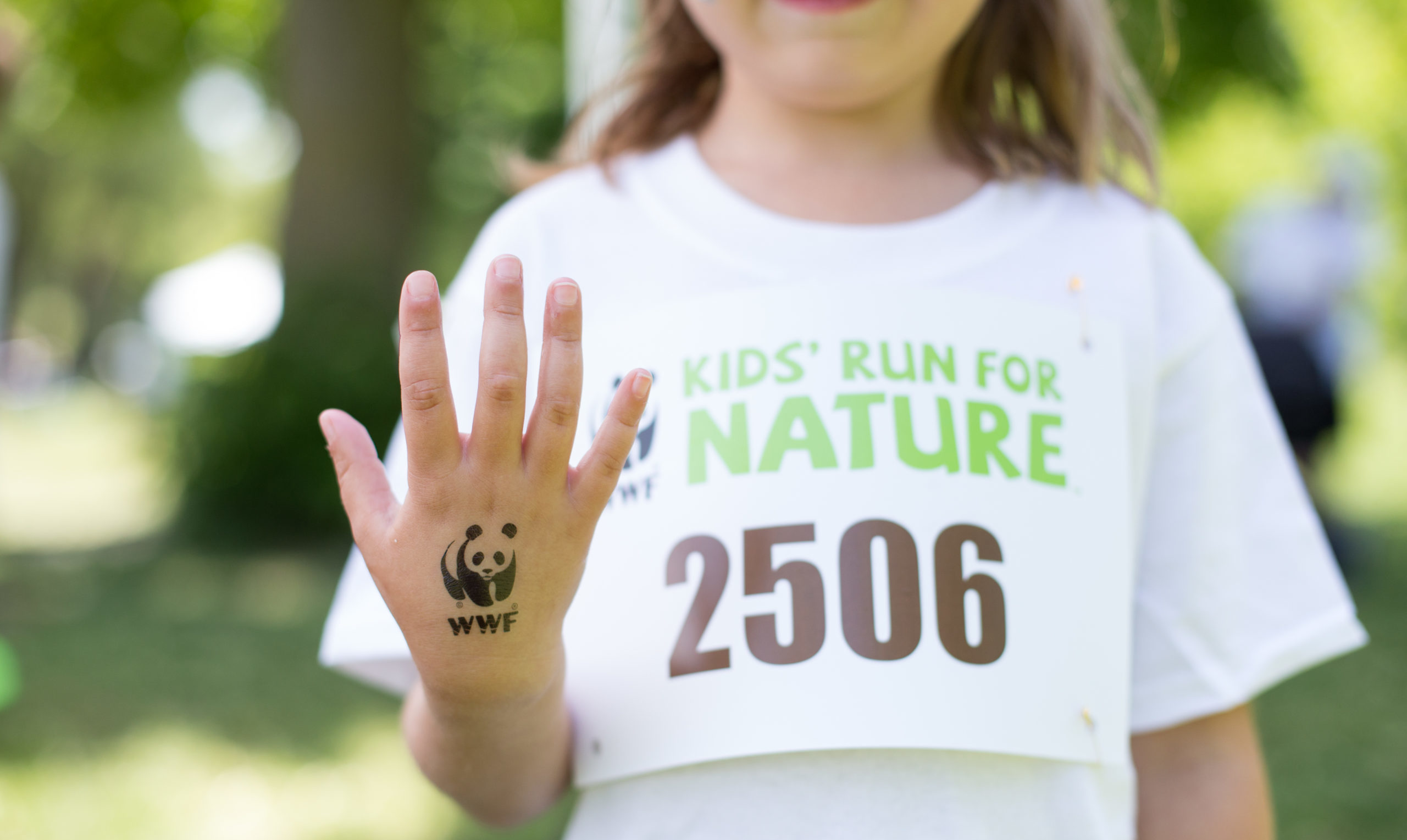 Kids' Run for Nature participant