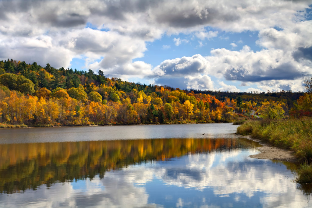 Saint John River in the fall