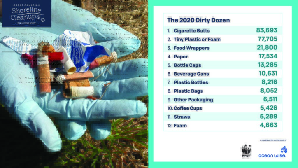 Dirty Dozen: Our pandemic eating and masking habits are all over Canada&#39;s  shorelines - WWF.CA