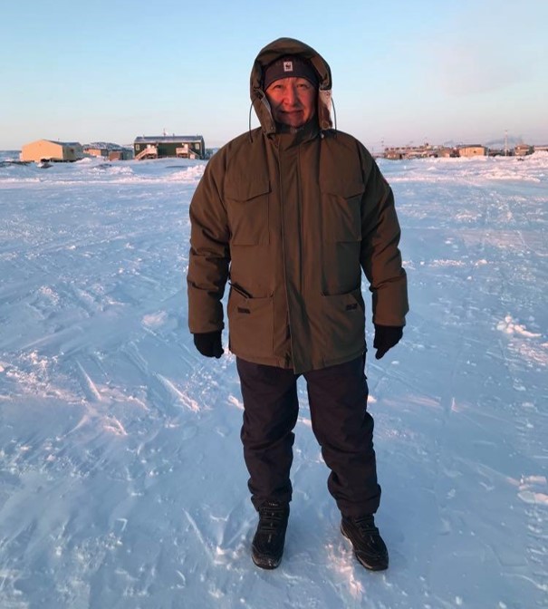 Paul Okalik, WWF-Canada's lead Arctic specialist, in Kugaaruk, NU