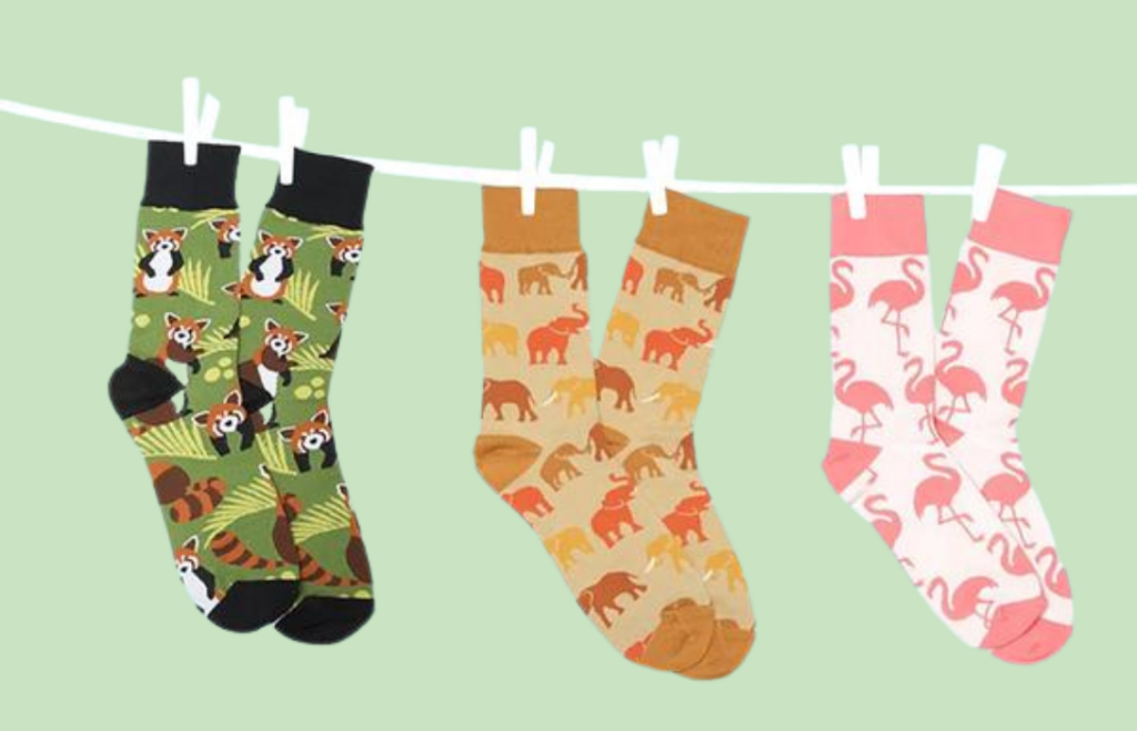 wildlife themed socks